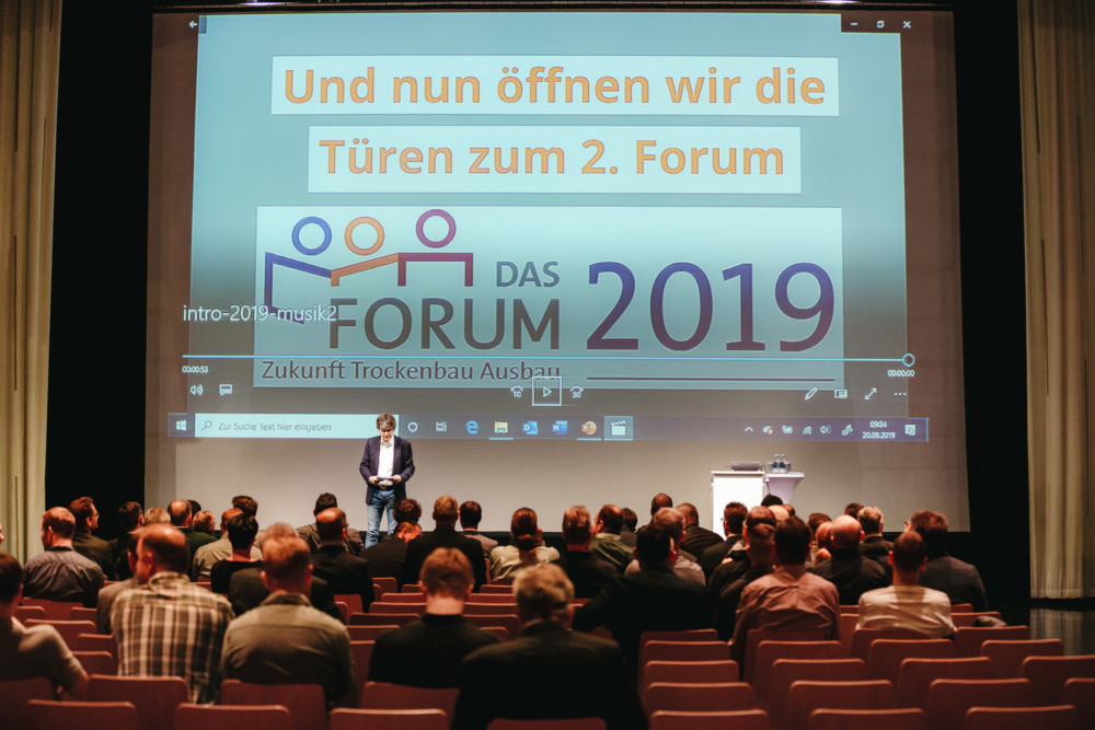 Impressionen vom Forum Trockenbau Ausbau 2019 in Berlin